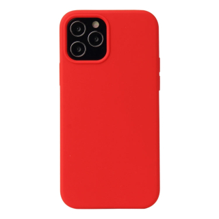 MATT Silikónový obal pre Apple iPhone 12 / iPhone 12 Pro - červený