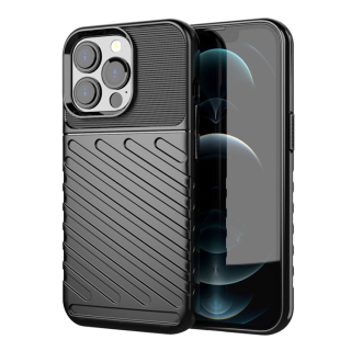 THUNDER Ochranný kryt pre Apple iPhone 13 Pro Max - čierny