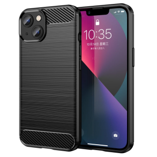CARBON Zadný obal pre Apple iPhone 14 Plus - čierny