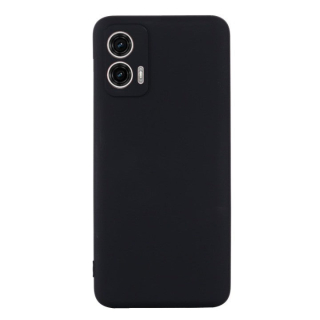 MATT Silikónový Zadný kryt pre Motorola Moto G53 5G - čierny