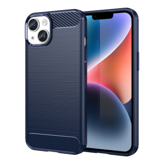 CARBON Zadný obal pre Apple iPhone 15 - modrý