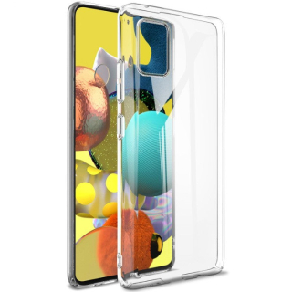Transparentný Silikónový Zadný kryt pre Samsung Galaxy A51 - 2.00 mm priesvitný