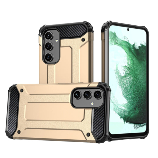 HYBRID ARMOR Tvrdený kryt na SAMSUNG GALAXY A54 5G - zlatý