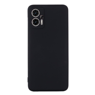 MATT Silikónový Zadný kryt pre Motorola Moto G23 / Moto G13 - čierny
