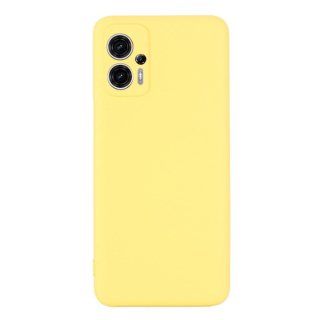 MATT Silikónový Zadný kryt pre Motorola Moto G23 / Moto G13 - žltý