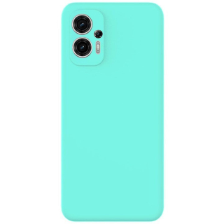MATT Silikónový Zadný kryt pre Motorola Moto G23 / Moto G13 - mentolový