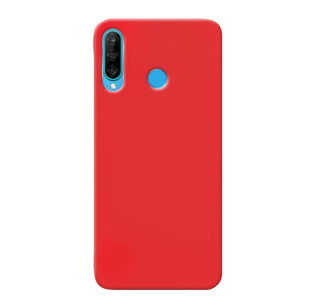 SNAPY silikónový obal na Huawei P30 Lite - červený