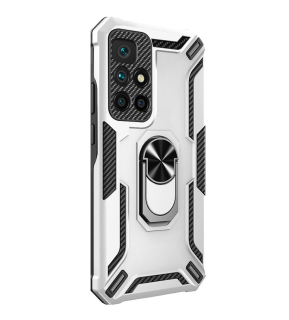 WARSHIP Tvrdený Zadný kryt pre Xiaomi Redmi 10 / Xiaomi Redmi 10 2022 - sivý