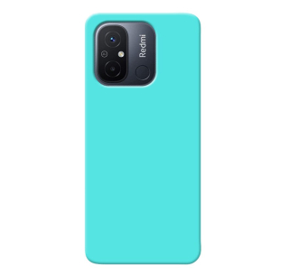 MATT Silikónový Zadný kryt pre Xiaomi Redmi 12C - mentolový