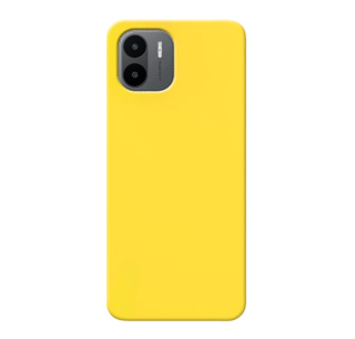 MATT Silikónový Zadný kryt pre Xiaomi Redmi A1 / Redmi A2 - žltý