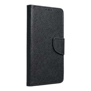 FANCY Knižkové puzdro Apple iPhone 16 čierne