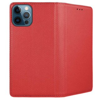 Knižkové puzdro Smart Magnet pre Apple iPhone 12 mini červené