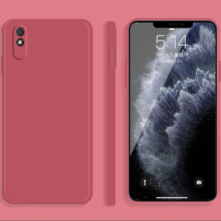 Silikónové puzdro pre Xiaomi Redmi 9A - červený