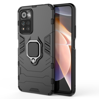 Tvrdený kryt pre Xiaomi Redmi Note 11 Pro / Note 11 Pro 5G - Ring čierny