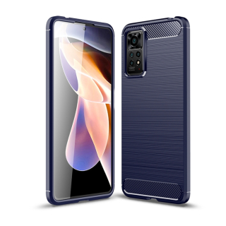 Silikónový kryt pre Xiaomi Redmi Note 11 Pro / Note 11 Pro 5G - carbon modrý