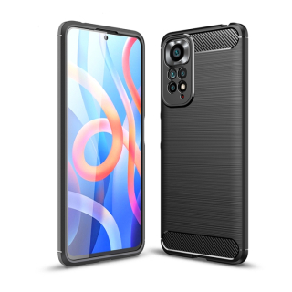 Silikónový kryt pre Xiaomi Redmi Note 11 / Note 11s - carbon čierny