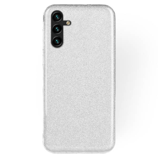 Silikónový kryt pre Samsung Galaxy A13 4G - Glitter strieborný