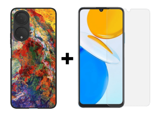 9D SKLO + KRYT 2v1 pre Honor X7 - Pattern 009