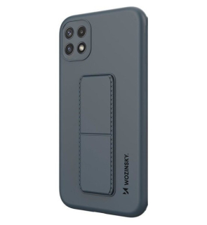 Tvrdený kryt na Samsung Galaxy A22 5G - KickStand modrý