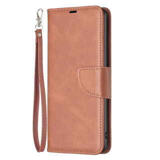 Knižkové puzdro pre Motorola Moto G53 5G - LEATHER hnedé