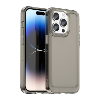 CANDY Zadný obal pre Apple iPhone 15 Pro Max - sivý