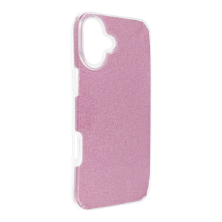 SHINING Puzdro na Apple iPhone 16 Plus ružové